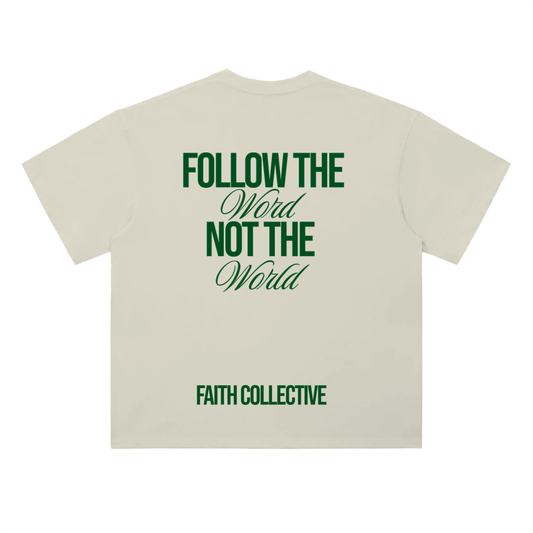 Follow The Word Not The World Heavyweight Tee