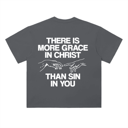 More Grace in Christ Heavyweight Tee