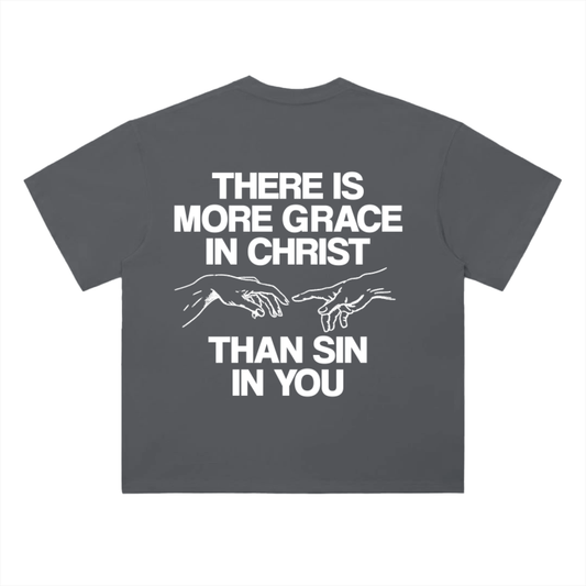 More Grace in Christ Heavyweight Tee
